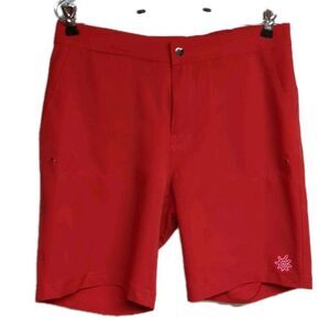 NWT UV Skinz Swim Shorts Men Medium Trunks Swimwear UPF 50+ Sunwear Red Beach M
